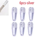 6pcs silver
