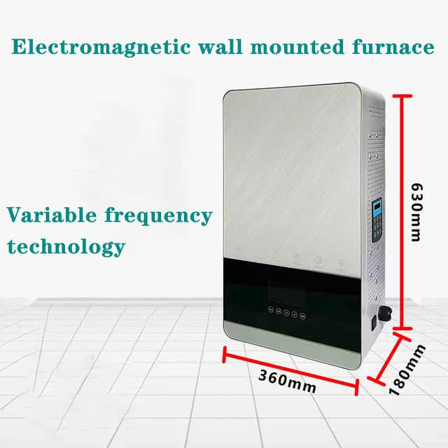 6-15kw Frequency Conversion Electromagnetic Induction Heater Heating Wall-hung  Boiler