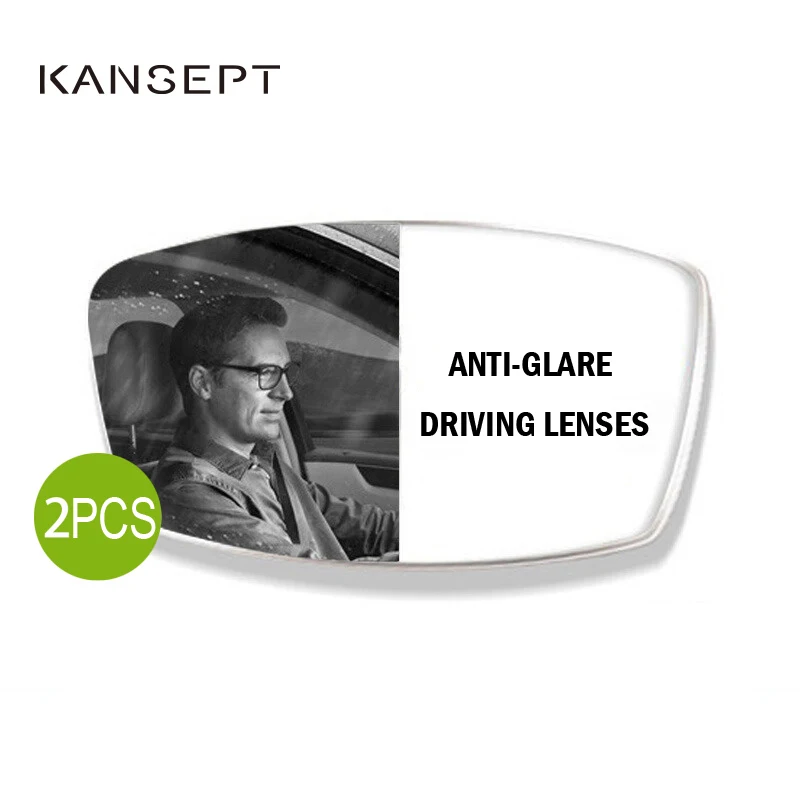 Prescription Glasses Lenses KANSEPT 1.56 1.61 1.67 Anti-reflect Anti-glare Driving Anti UV Strong Light Anti-blue light Myopia