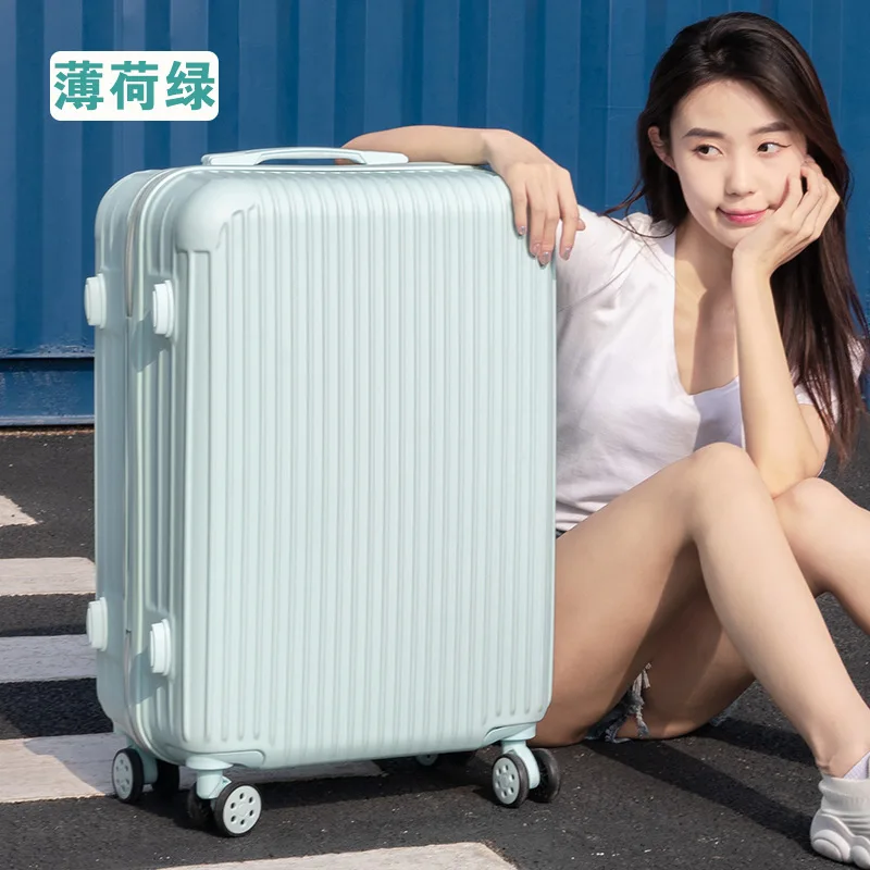 PLUENLI Luggage Trolley Case Universal Wheel New Dry Suitcase Boarding Password Suitcase