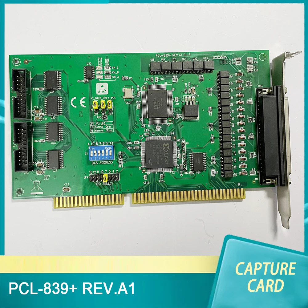 

PCL-839+ REV.A1 Data Acquisition Card 3-Axis Stepper Motor For Advantech Capture Card High Quality Fast Ship