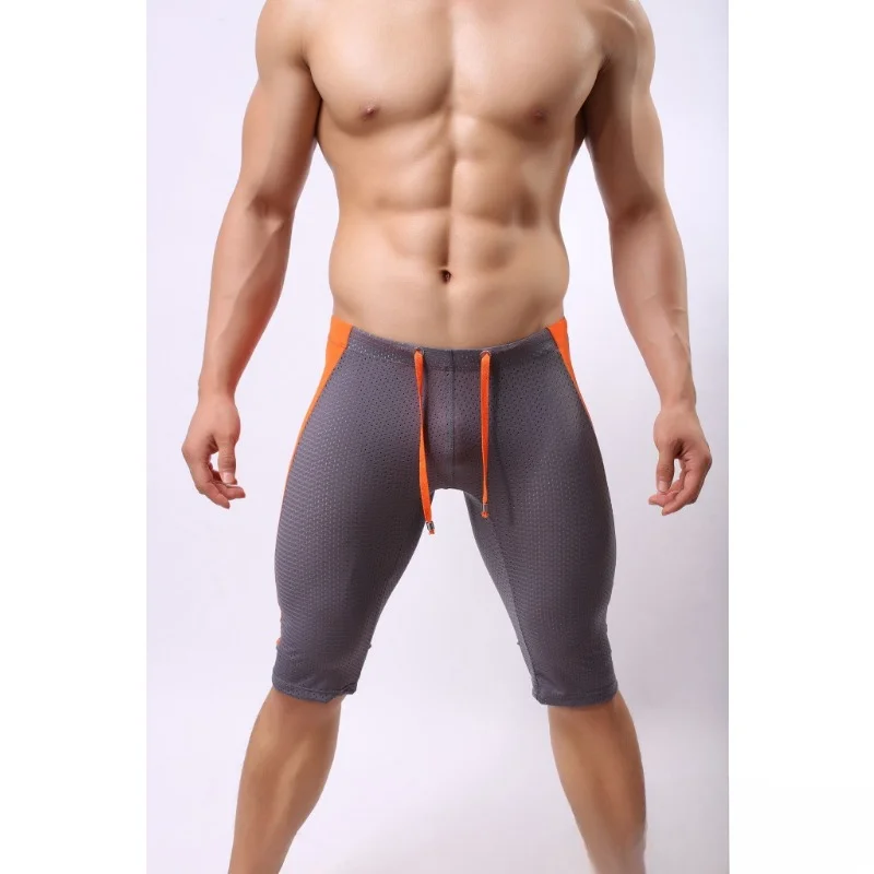 Men Compression Gym Running Sports Shorts Fitness Pants Yoga Training Quick Dry Breathable Basketball Running Workout Leggings