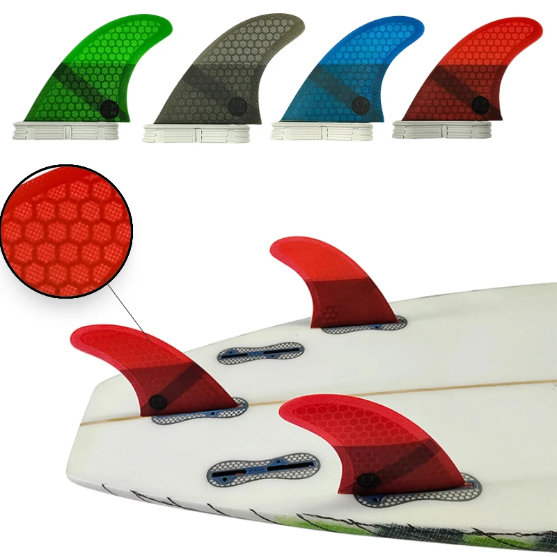 L Surf Fins 3pcs/set G7 UPSURF FCS 2 Fins Honeycomb Carcon Surfboard Fin Kayak Paddle Thruster Tri Fins Boat Accessories 3pcs set g5 surfboard fins kayak thruster plastic surf fins upsurf fcs fins m sup fins for swimming accessories quilla surf