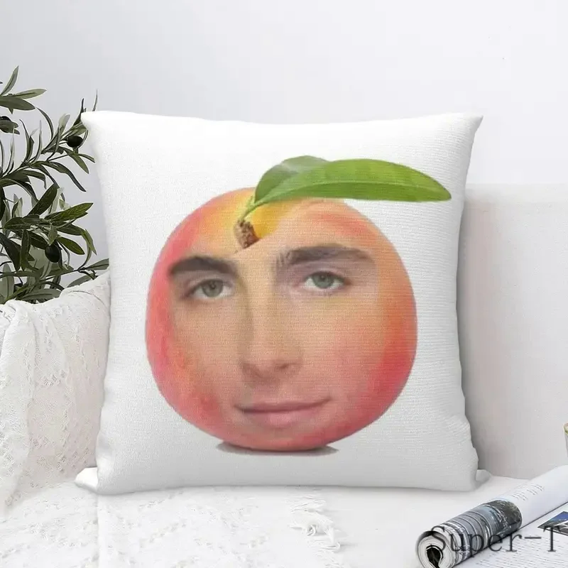 

Pillow Cover T-Timothees Chalamets Design Cushion Cover Peach Retro Trendy Pillow Case For Sofa Bedroom Home Decor Pillowcases