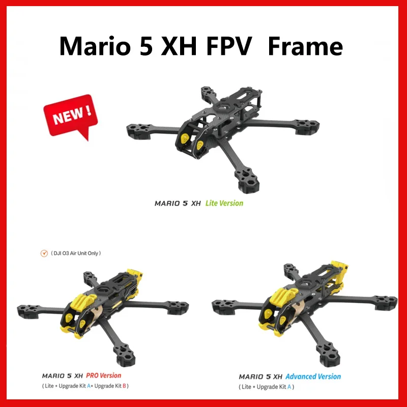 

SpeedyBee Mario 5 XH Lite/Advanced/ Pro версия 5 "FPV рама для фристайла