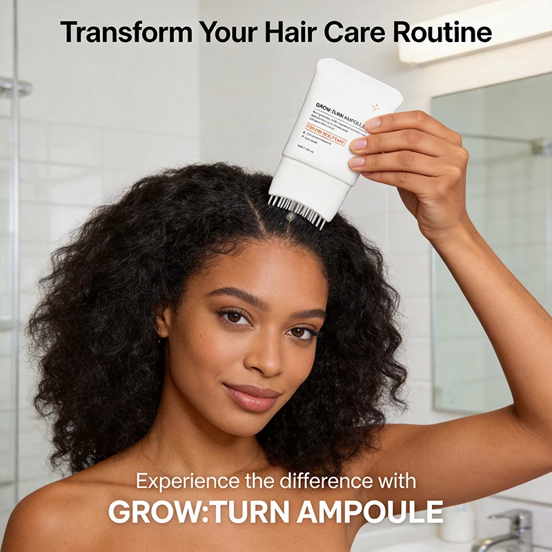 Essenza per la cura dei capelli 100ml con spazzola massaggiante integrata, nutre i follicoli piliferi, applicatore unisex, rinfrescante, siero portatile per la cura del cuoio capelluto - immagine 2