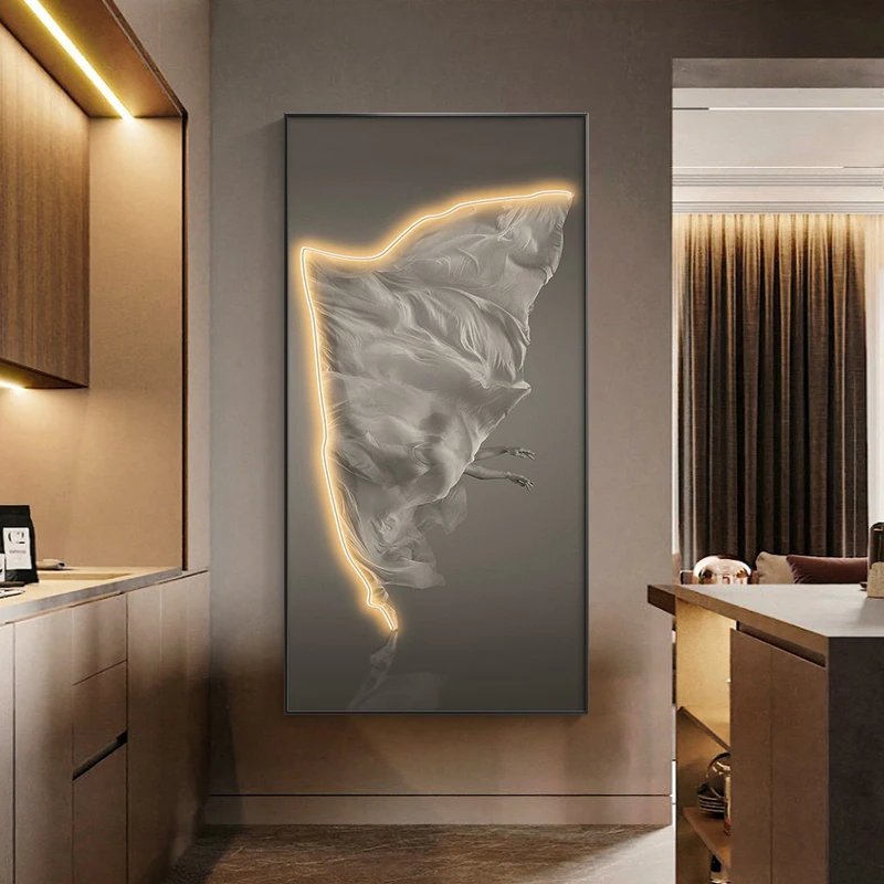 Girl Dance Art LED Wall Lamp for Interior Decoration