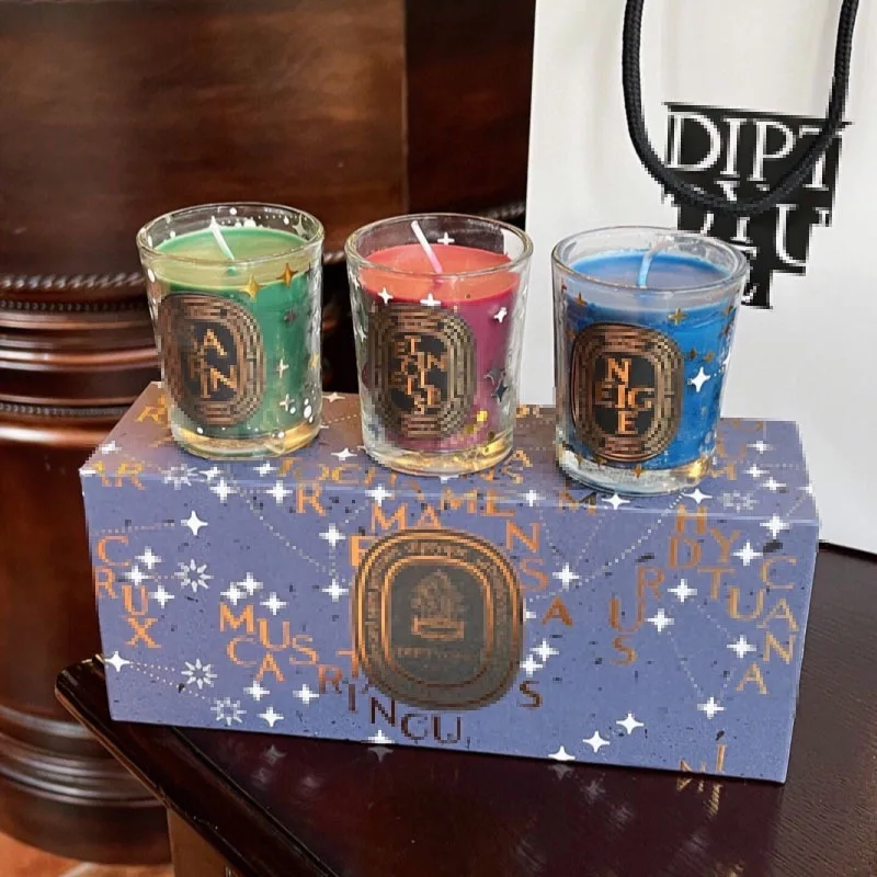 

High Quality Set Aromatherapy Candles Essential Oil Lasting Fragrance Retention Starvry Sky Gift Box Smokeless Romantic Candles