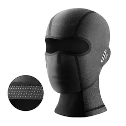 Enhanced Cycling Ice Silk UV Protection Quick-Dry Balaclava (Greyglassshortstyle)