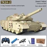New Rc Tank Tk24-2 1200mah Lithium Battery Independently Suspended Load-Bearing Track Better Off-Road Performanc For Kids Gift 1