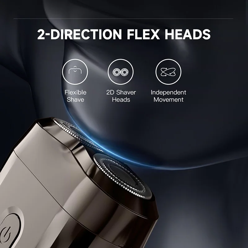 Xiaomi New Double-headed Mini Magnetic Shaver Type-c Charging Silent Washable Electric Shaver Portable Men Women Electric Razor 5