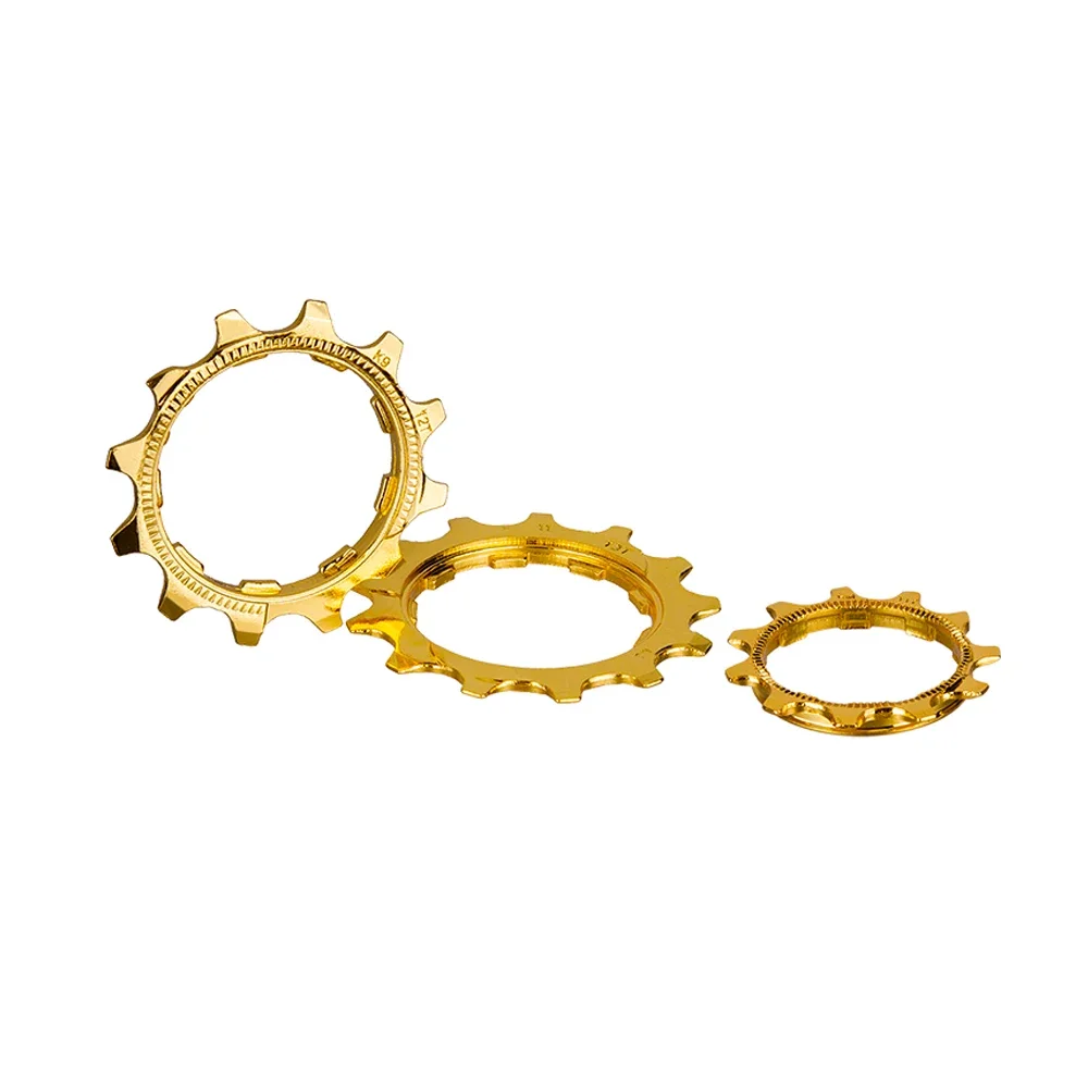 Bicycle Cassette ZTTO MTB Road Bike Cassette Cog 9 10 11 Speed 11T 12T 13T Gold Sprocket Freewheel Cogs Replacements Bicycle Parts