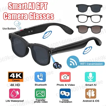 4K AI Smart Glasses with Voice Control & Video Recording 1
