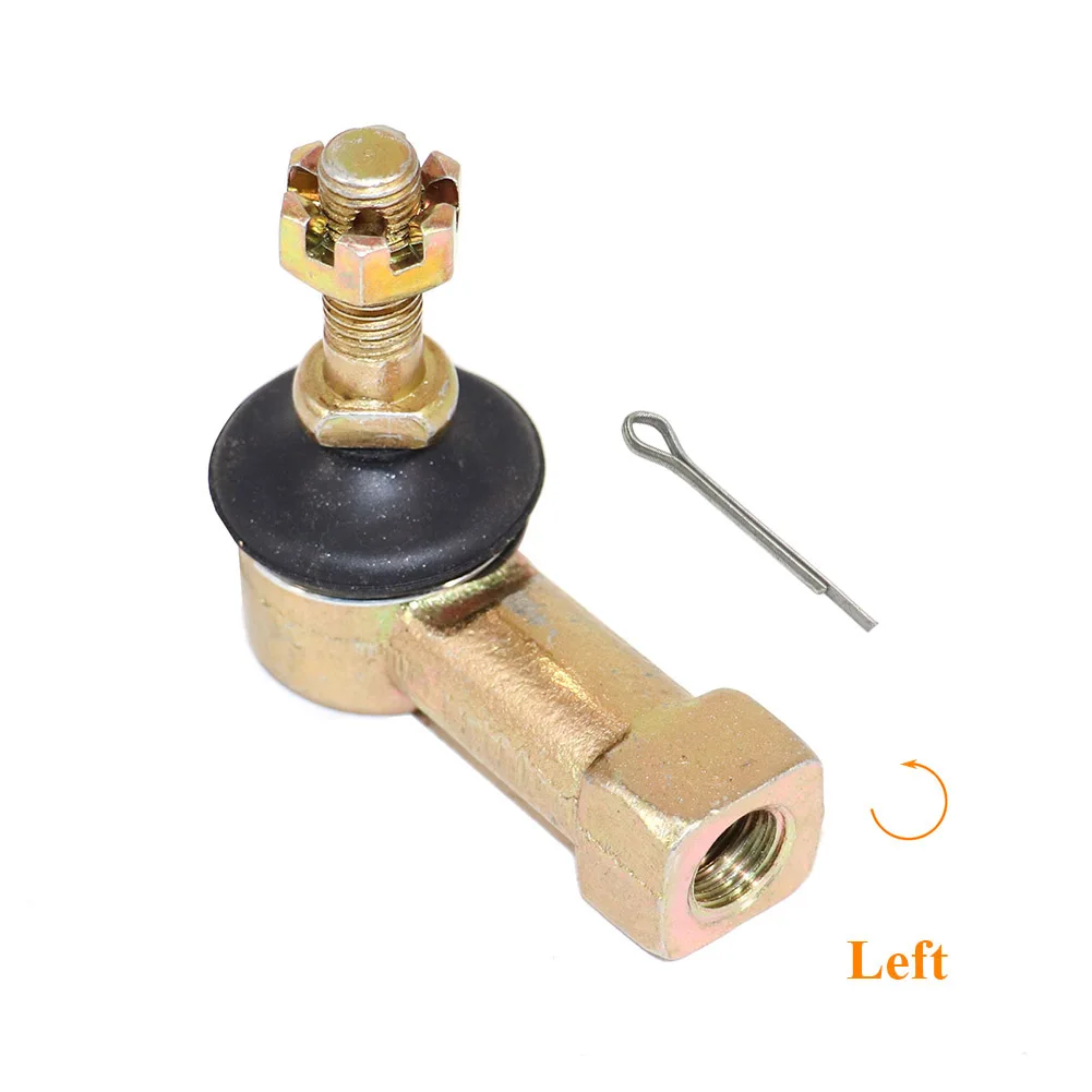 Qiilu Embout De Biellette 2 Pièces Embout De Biellette M10 10mm Jeu De Rotule De Barre Stabilisatrice Pour ATV Scooter Karting Motocross