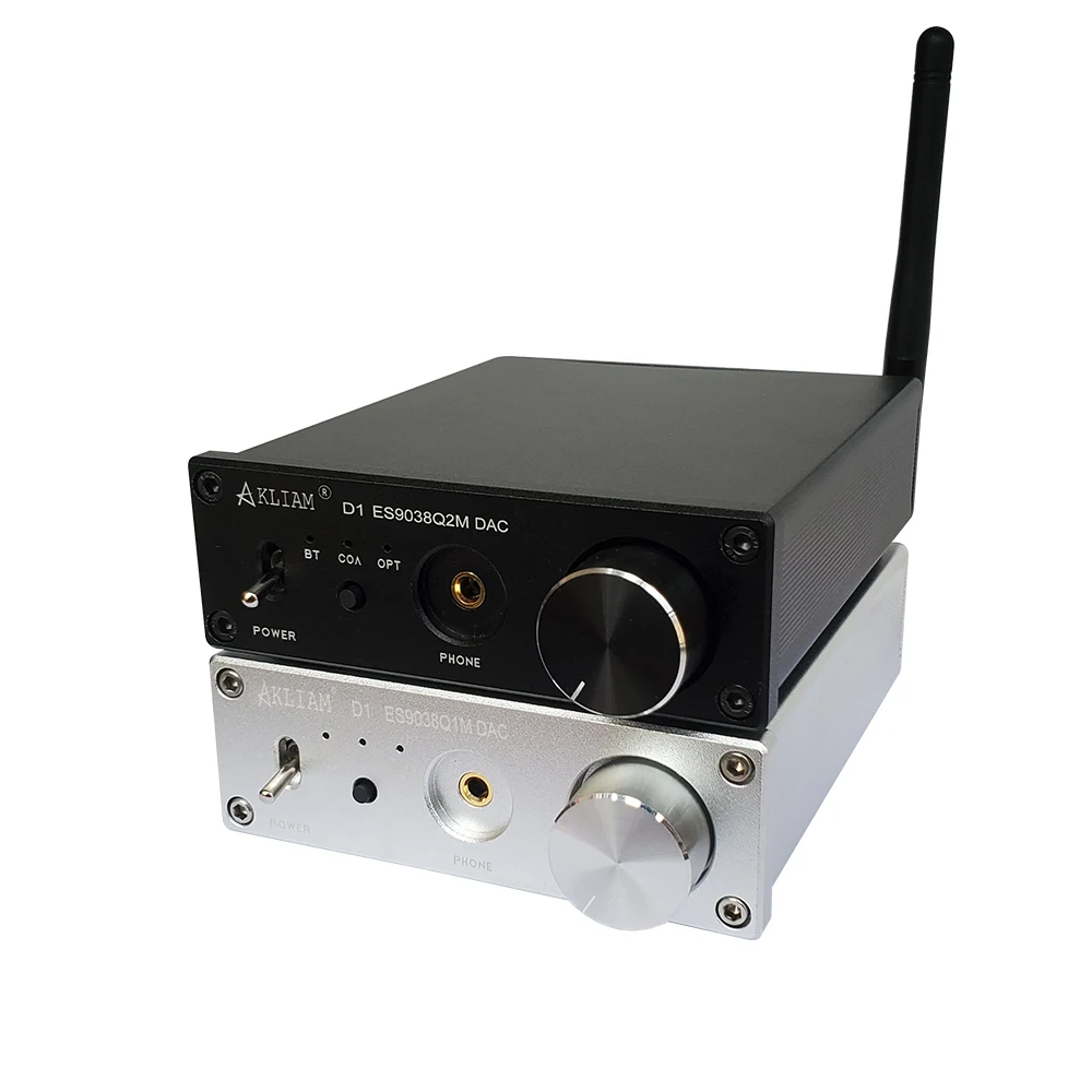 AkLIAM D1 ES9038Q2M DAC APTX-HD LDAC Aptx-Adaptive QCC3084 Bluetooth 5.4 DAC HIFI Sound Decoder
