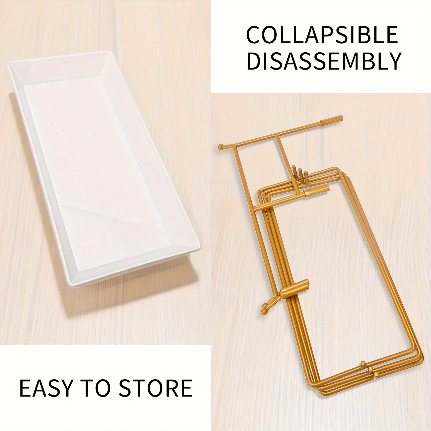 1PCS Three Layer Fruit Tray Rack et Table Cold Plate Creative Fruit Tray Rack Cake Sweet Snacks Food Display