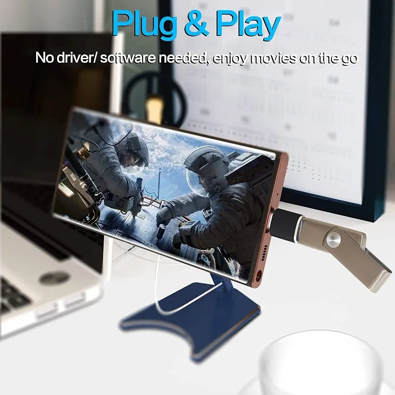 USB C to USB A 3.0 OTG 어댑터 남성-여성 데이터 전송 플래시 드라이브 키보드 마우스 연결 스마트폰 노트북 태블릿 PC용