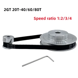 High - Performance GT2 Timing Belt Pulley - Precision Synchronous Wheels for 3D Printers (20T8 - 40T12)