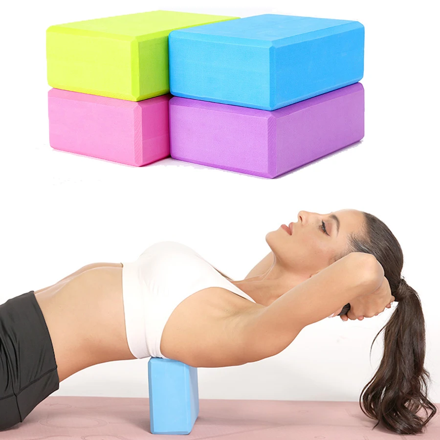 Fitness Yoga Blocks Foam Bolster Pillow Foam Bodybuilding Workout