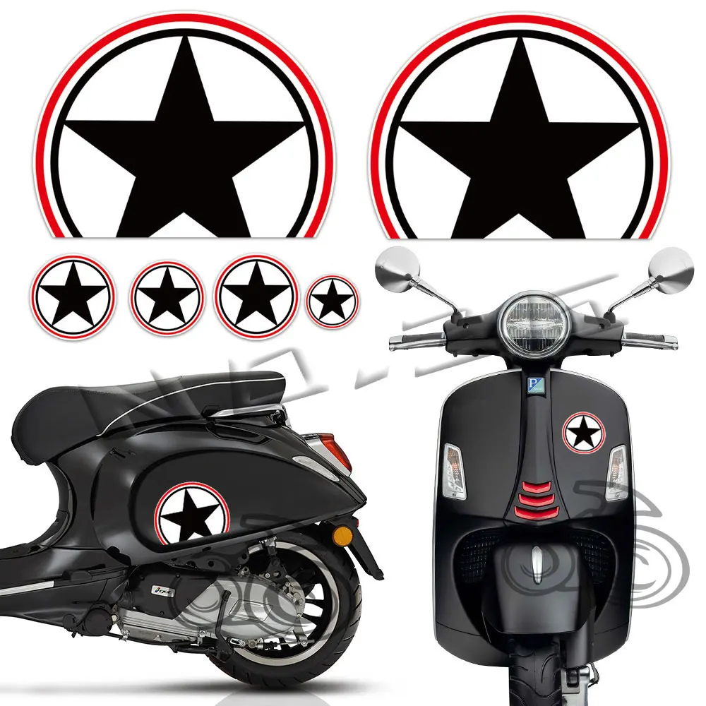 Kit De Adesivos Com Emblema Italiano Para PIAGGIO Vespa GTS300 LX125 LX150 125 150 Ie Sprint Primavera 300 Lx Lxv I.1183212497