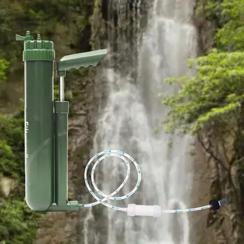 Water Filter Backpacking 0.0001 Micron Hand Pump Water Filter Survival High Precision Survival Gear For Safe Drinking Outdoors 2