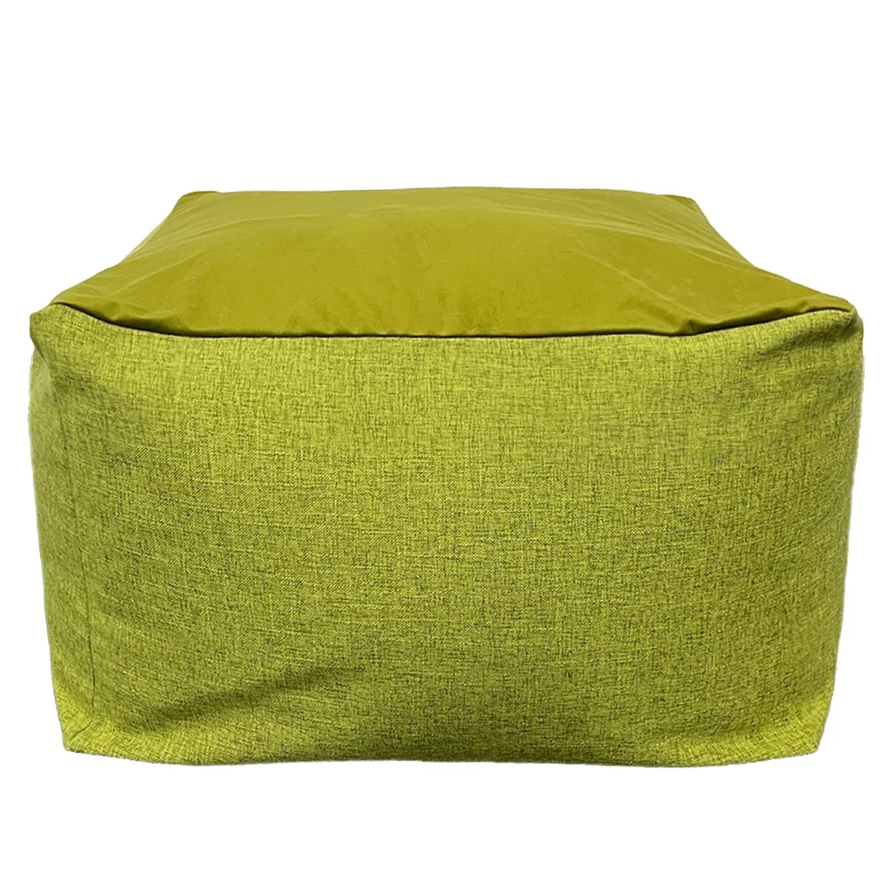 Velvet Bean Bag Set Versatile Shape-Shift Convertible Sofa Bed Living Room Hotel Asian Style Fabric Filling Outdoor