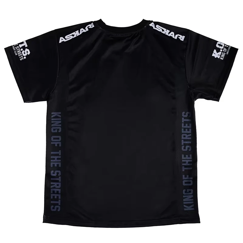 Boxing Fighting Match Design 3D Men Fitness Short Sleeve T-shirt Breathable Mesh Sports Tees For Male Outdoor Trainning Clothing