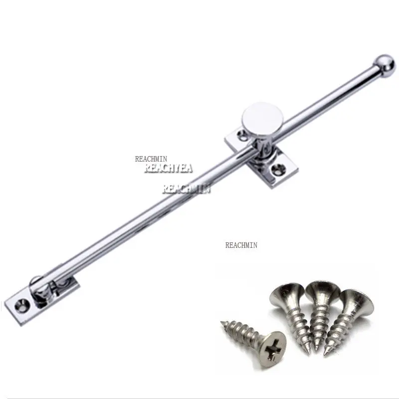 1x Adjustable Wind Brace Bracing Window Support Limiting Stopper Stainless Steel Industrial Wind-proof Rod 275mm
