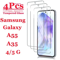 Premium 99D Tempered Glass Screen Protector - Available in 1 to 4 Pack Options - 2 Pcs (For Galaxy A35 5G)