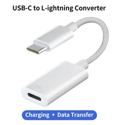 USB C to Lightning Headphone Audio Adapter Cable (Data Cable)