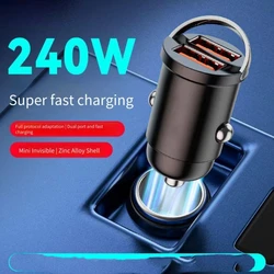 High - Power Fast Charging USB - C Car Charger Adapter (Black)