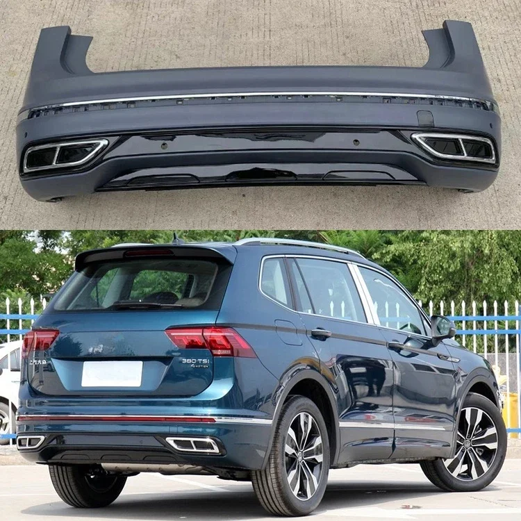 high quality car auto body part bumper kit rear bumper for vw tiguan R-line accessoriescustom