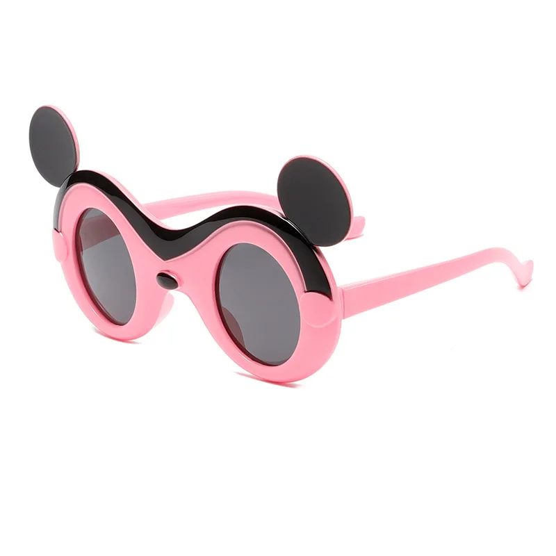 Miniso New Children Mickey Mouse Fashion Cartoon Trend Sunshade Anti-uv Cute Silicone polarization Sunglasses For Boys And Girls