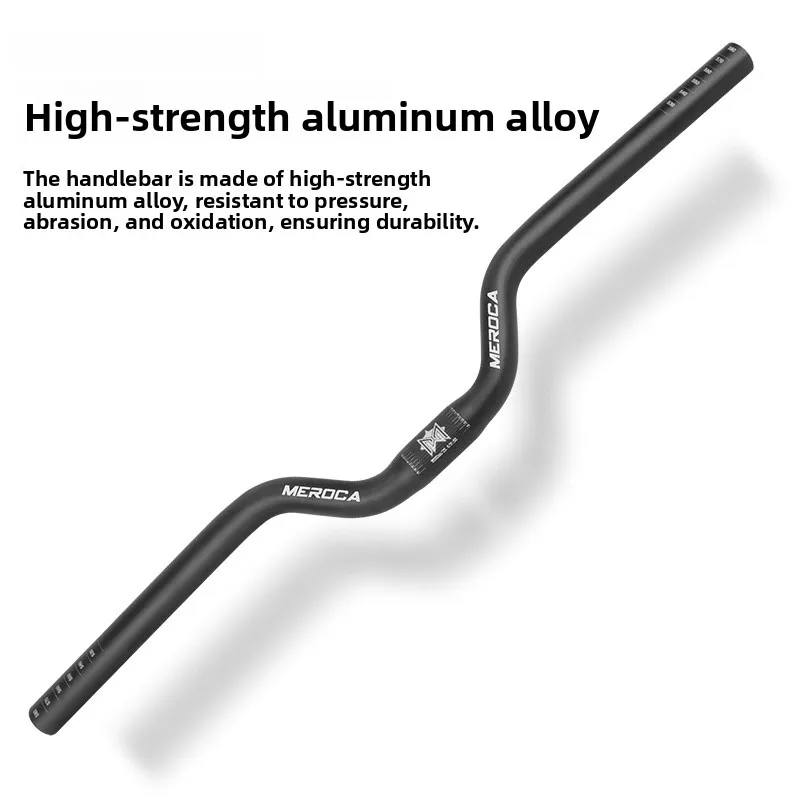 MEROCA Bicycle Handlebar 42 Children's Bike Modin Straight Bar Small Swallow Bar 25.4 Scooter Universal