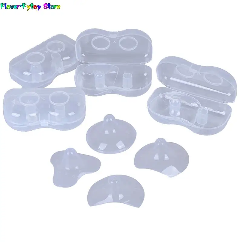 2pcs Silicone Nipple Protectors Feeding Mothers Nipple Protection Cover Breastfeeding Mother Milk Silicone nipple shields