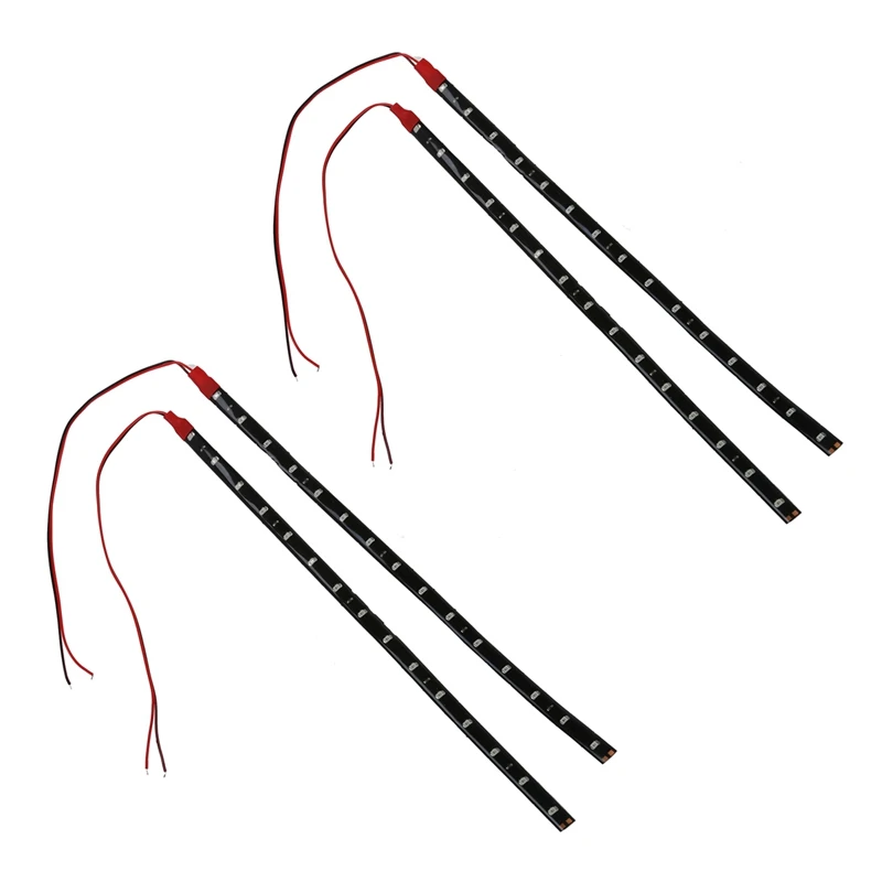 

4 X String Lights 15 Светодиодный strip 30 Cm Red светильник Chain 12V