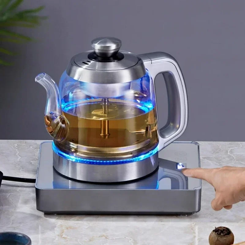 220V electric kettle automatic water kettle 1.2l/1.5L stainless steel desktop borosilicate glass tea maker 5