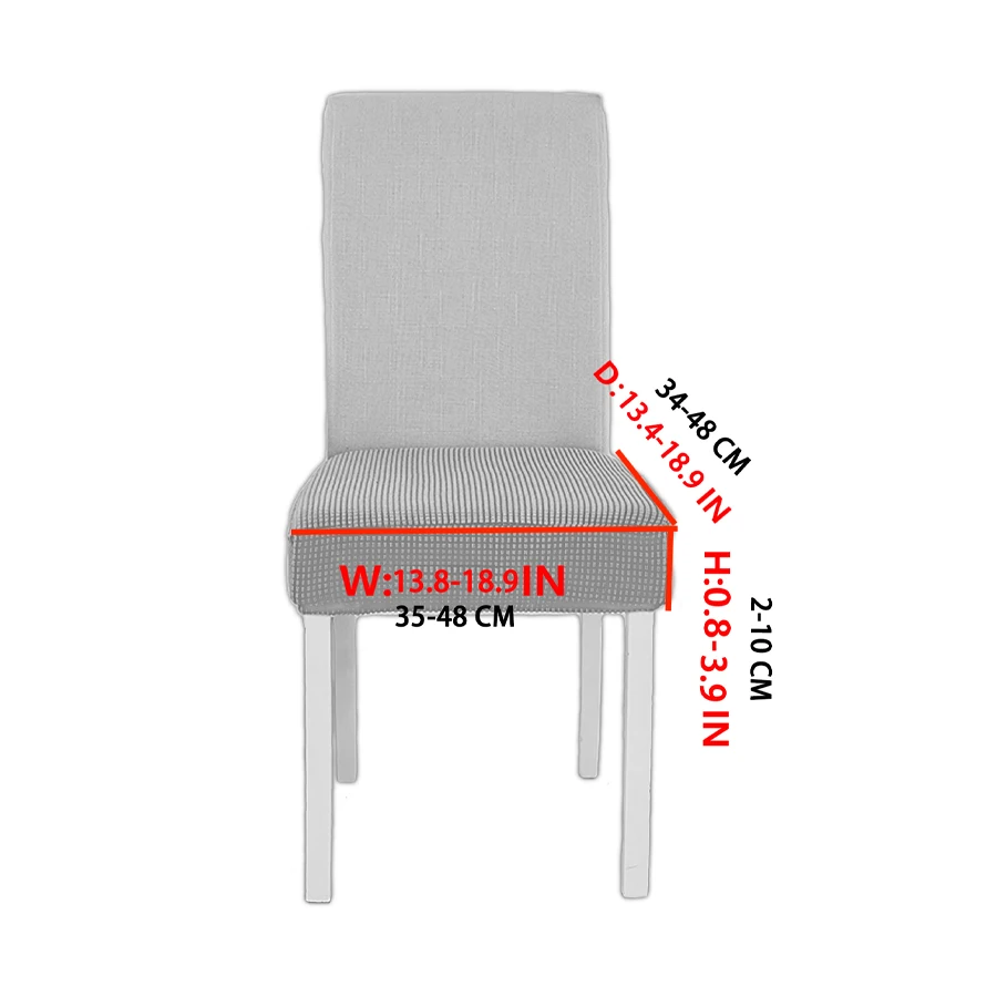 Chair Cover 1 PC elastic Jacquard Corn Kernels Pattern Seat Cushion Cover Dust-proof Easy to Install & Remove