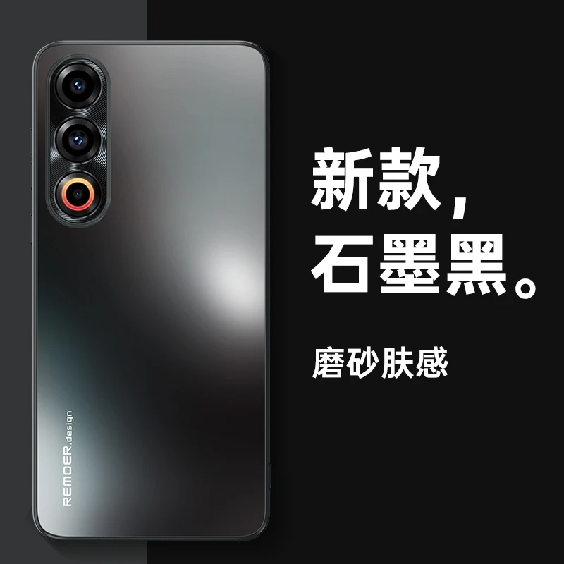 Matte Anti-Drop Shockproof Bumper Case with Metal Lens