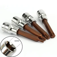 1/2 Torx Bit Socket 1Pcs S2 Star Bits Adapter for Torque Spanner Ratchet Socket Wrench T20 T25 T27 T30 T40 T50 T55 1