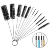 10Pcs/Set Nylon Straw Glass Tube Cleaner Brushes Stainless Steel Cleaning Brush Bottle Fish Tank Brush Household Cleaning Tools 1