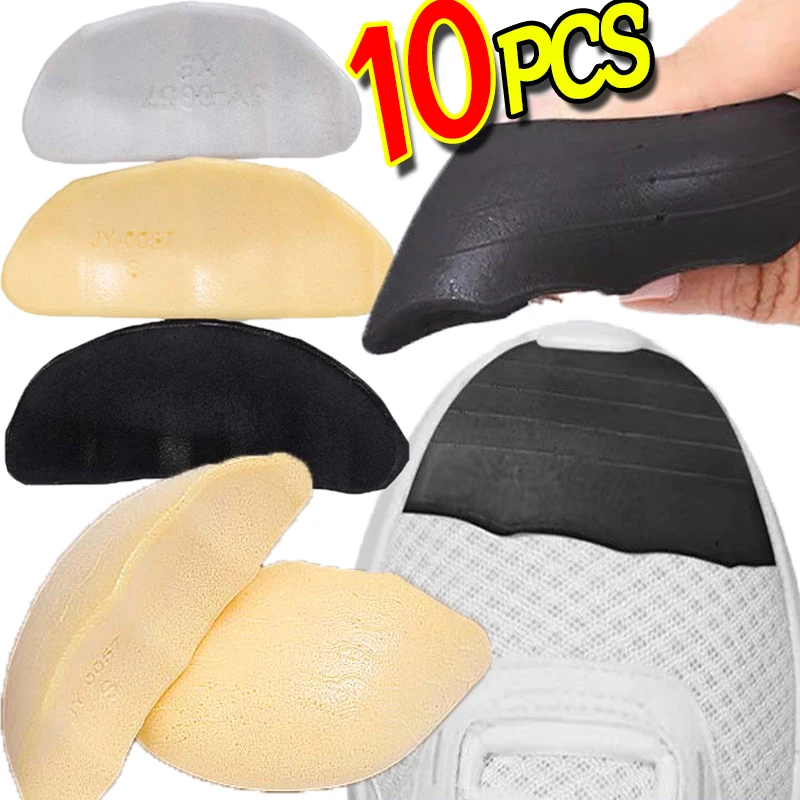 Anti Forward Sliding Toe Pad Reusable Cuttable PU Foam Toe Plugs Front Foot Insoles Pad Reduce Size Insert Soft Shoe Accessories shoe inserts