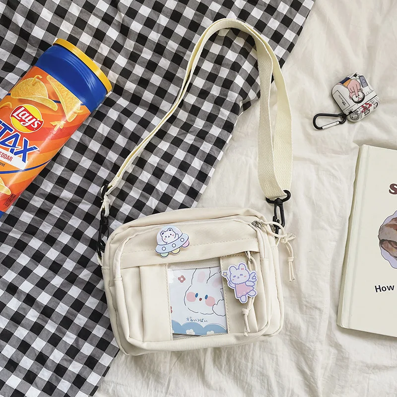 New Kawaii Bag Girls 2024 New JK Transparent Bag Small Crossbody Bag For Women Purses and Handbags Shoulder Bag Itabag Bolso 15