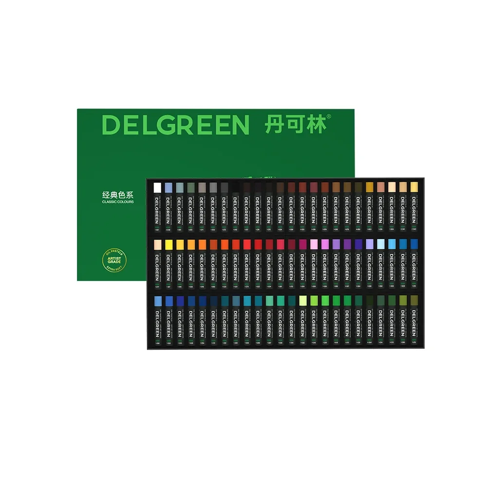 Delgreen 24/36/48/72 set Soft Oil Pastel/Crayon for Painting/Overlay/Scratching Painting Graffiti Crayon Artist Students Drawing 6
