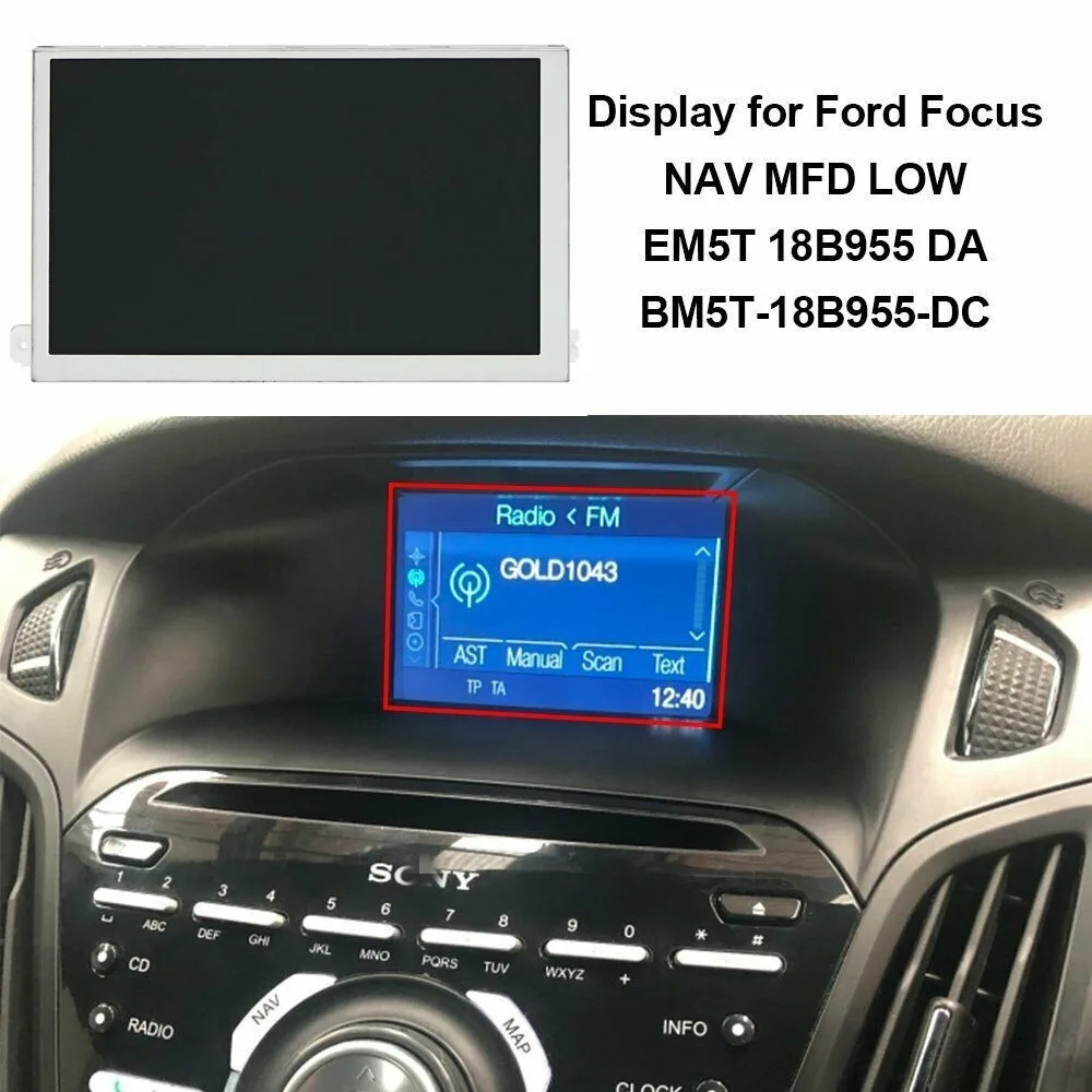 FORD Car Info Display LCD CID schermate TFT dn1t-18b955-ba dn1t18b955ba 