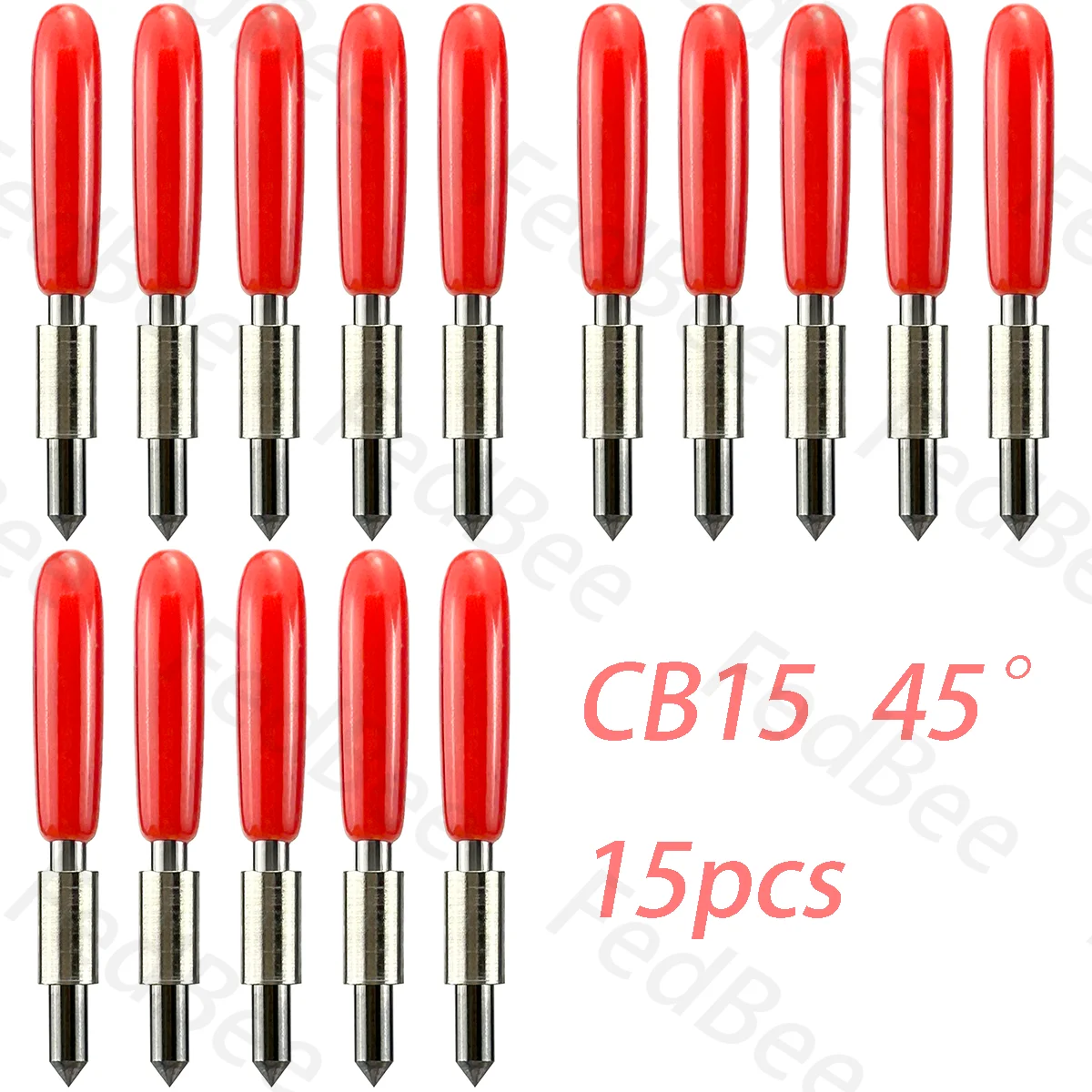 15 Pz Standard 1.5Mm Cb15 45 ° Lama Per Silhouette Cameo 3 2 1 Ritratto 2 1 Curio Graphtec Cb15U Premium Fine Point