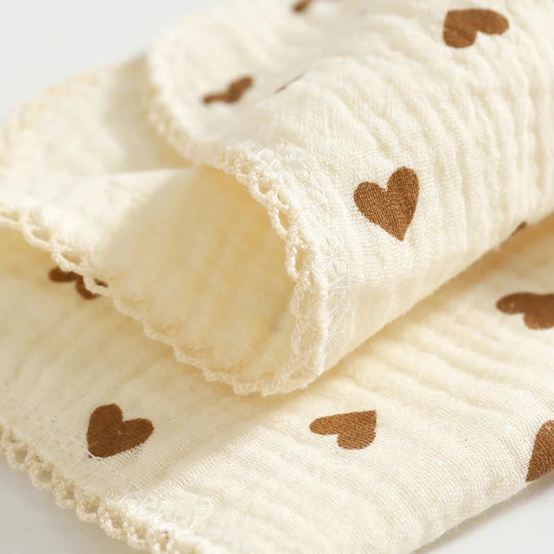Baby Muslin Bibs Dual Use Triangle Soft Cotton Lace Burp Cloth Saliva Towel Apron Bandana Scarf for Boys Girls Feeding Drool Bib