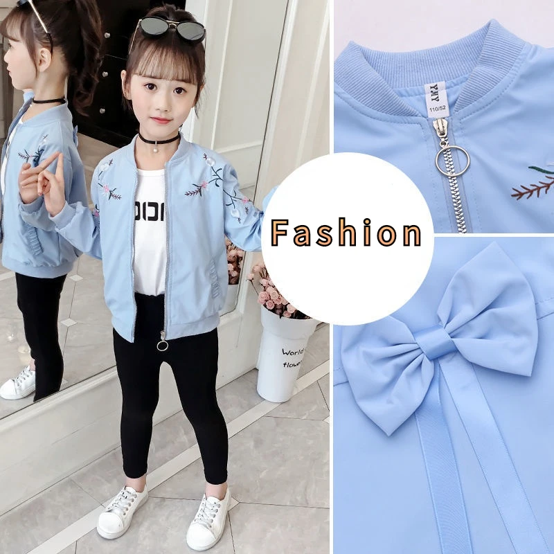 

Girls Jacket 9 Spring 8 New Big Children's Clothing 7 Baby Coat Autumn 12 Years Tide Girl Christmas Birthday Gift Girl Clothes 2