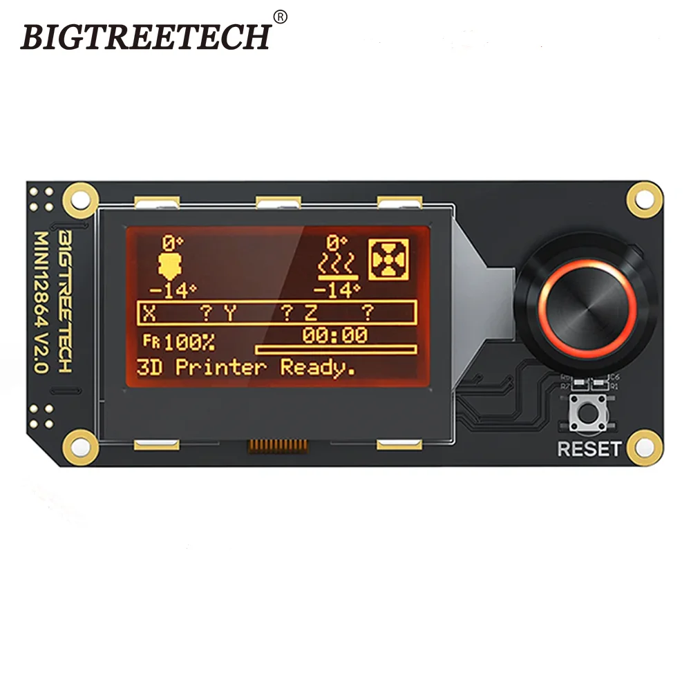 BIGTREETECH MINI 12864 V 2,0 LCD Display Bildschirm Für Octopus Pro SKR V 1,4 Turbo SKR MINI E3 V 3,0 MEGA 2560 Chip Motherboard VORON