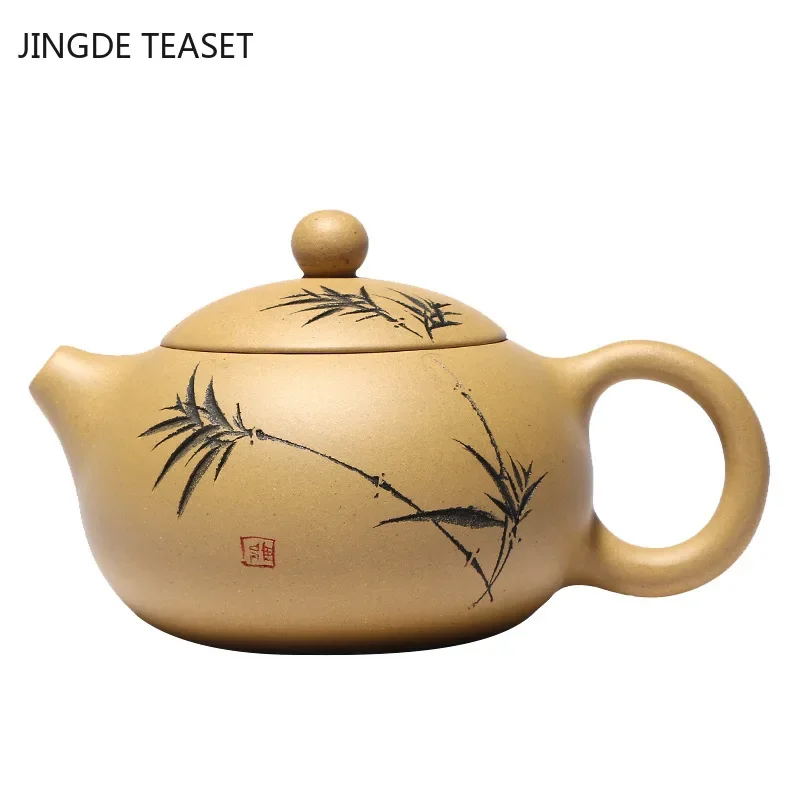 Yixing Classic Xishi tea pots Purple Clay Teapot Handmade beauty kettle Teaware Chinese Tea Ceremony Customized Gifts 190ml
